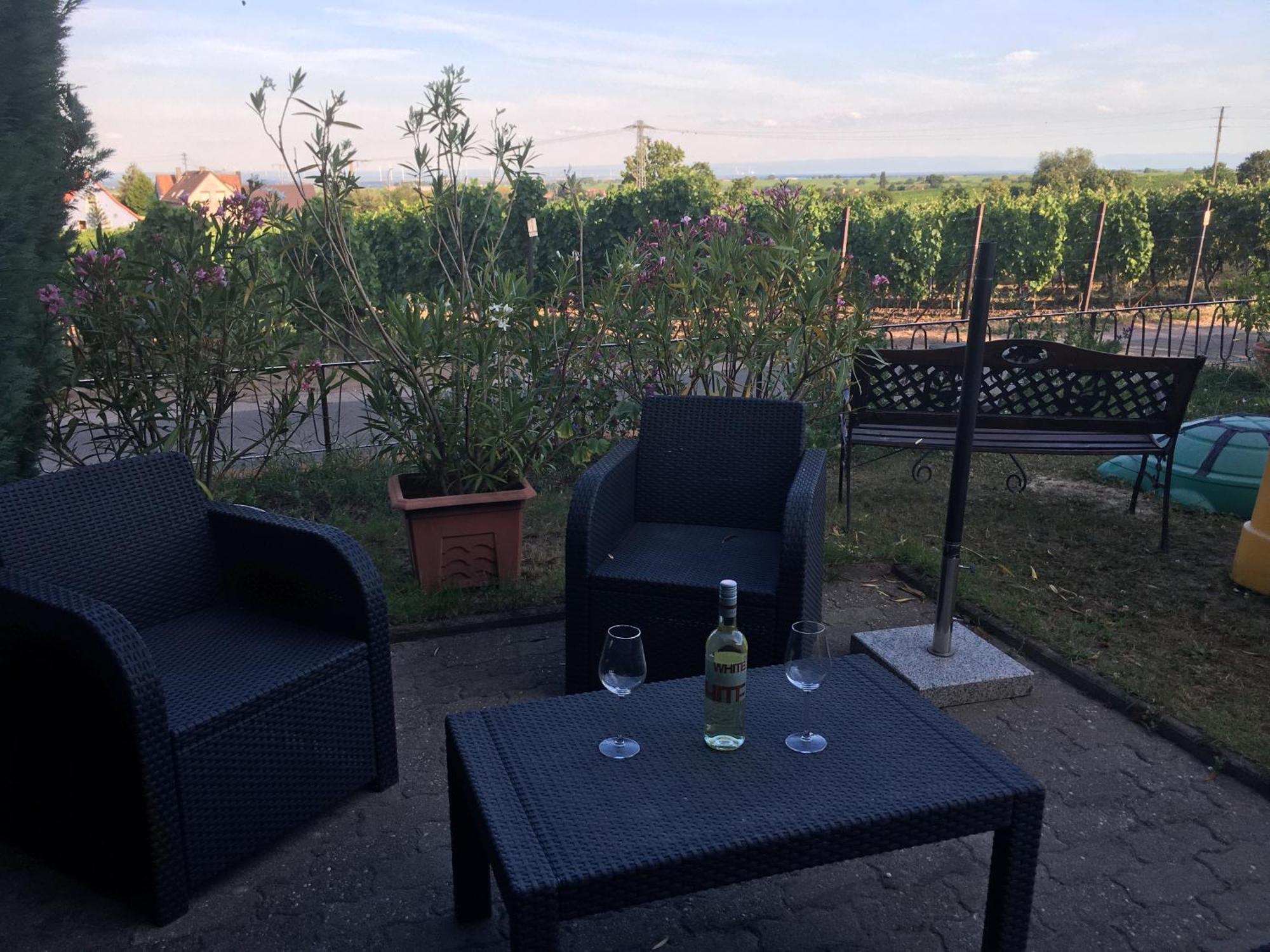 Ferienwohnung Suedpfalzblick Burrweiler Bagian luar foto